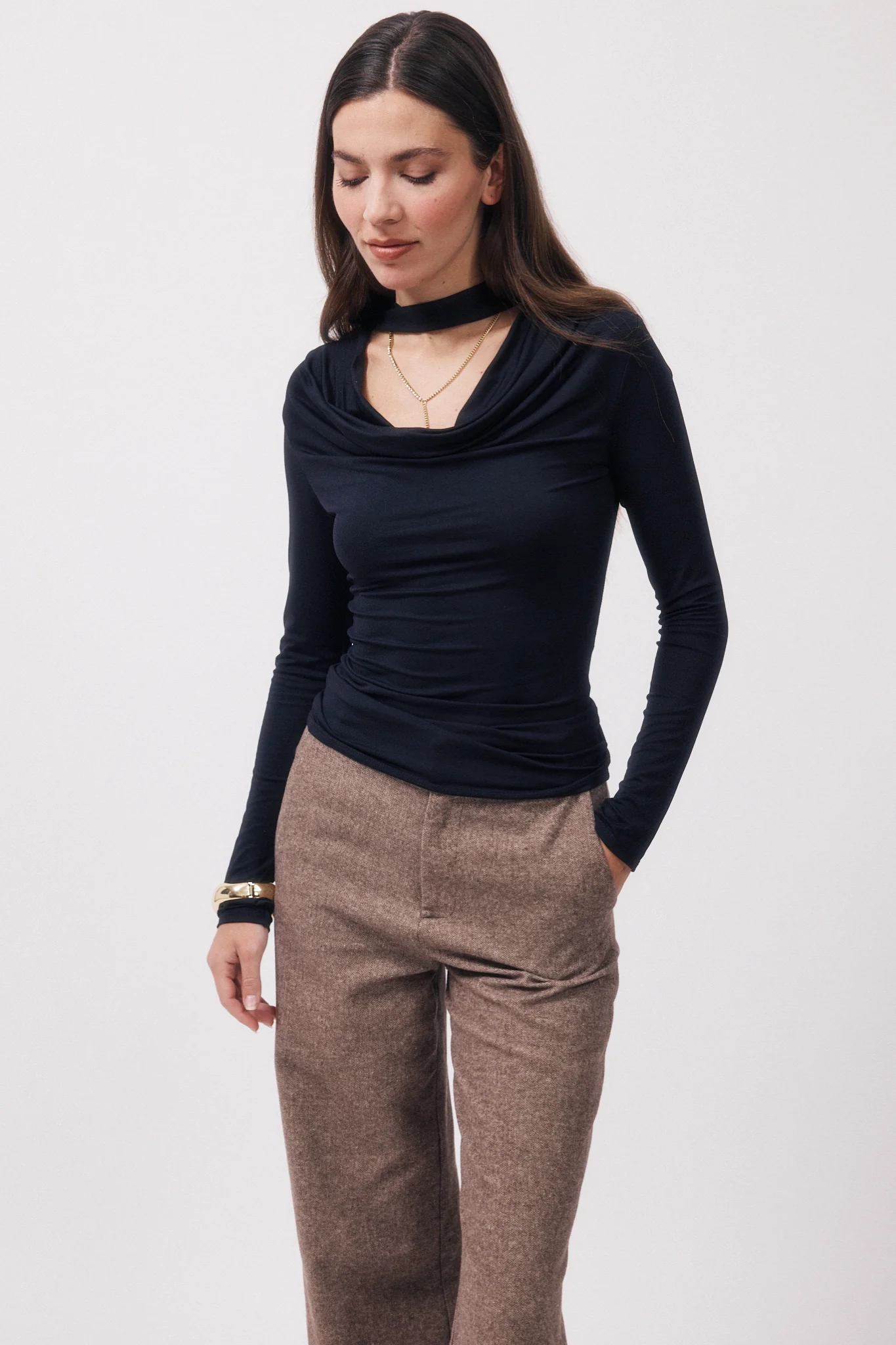 Albert | Top col drappé - Image 5
