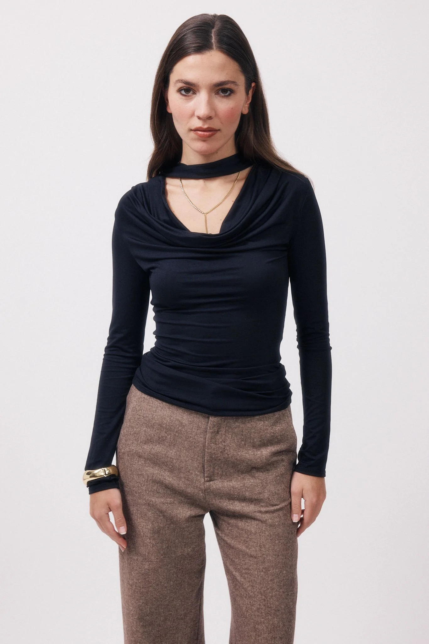 Albert | Top col drappé - Image 7