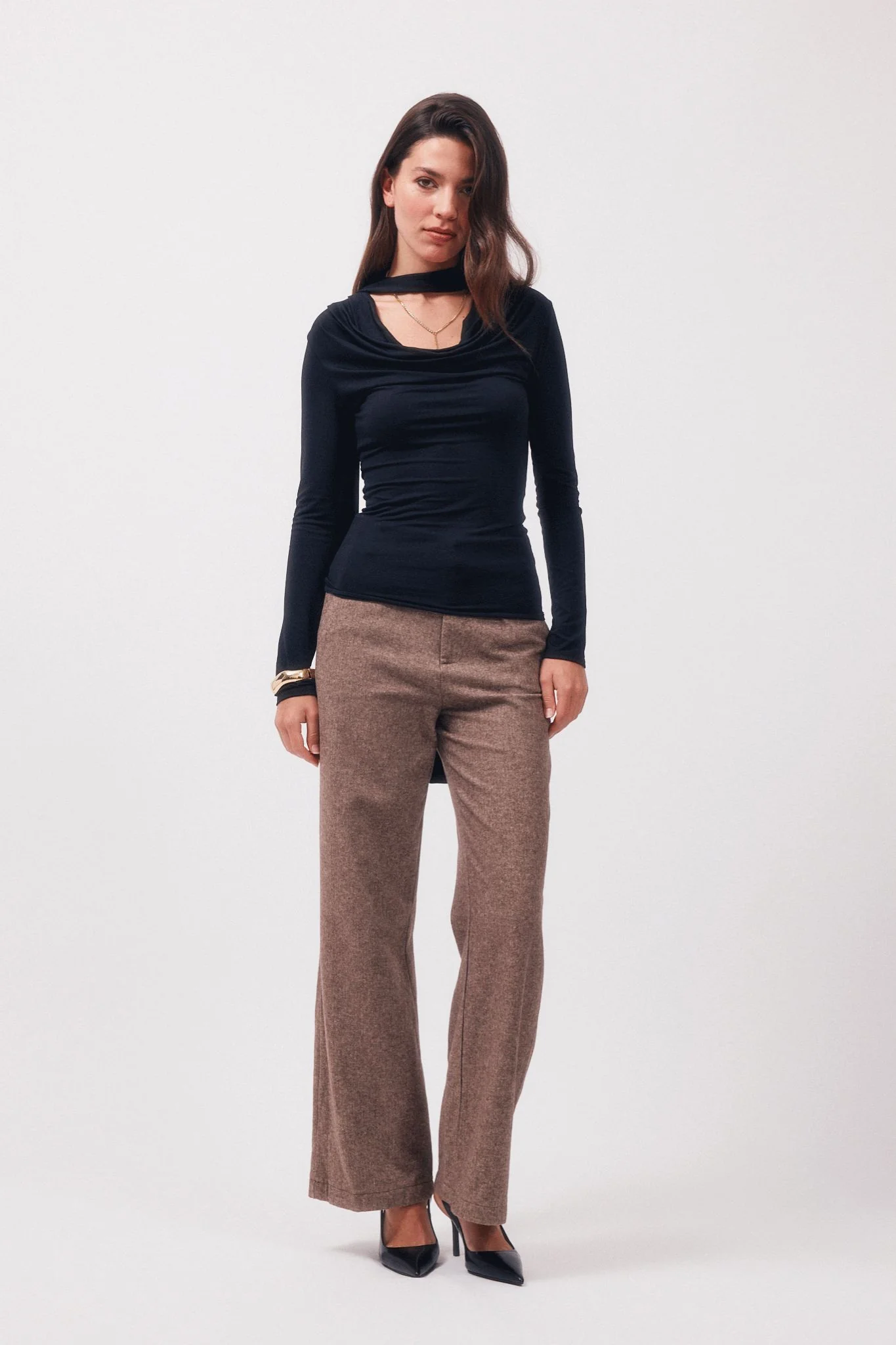 Albert | Top col drappé - Image 8