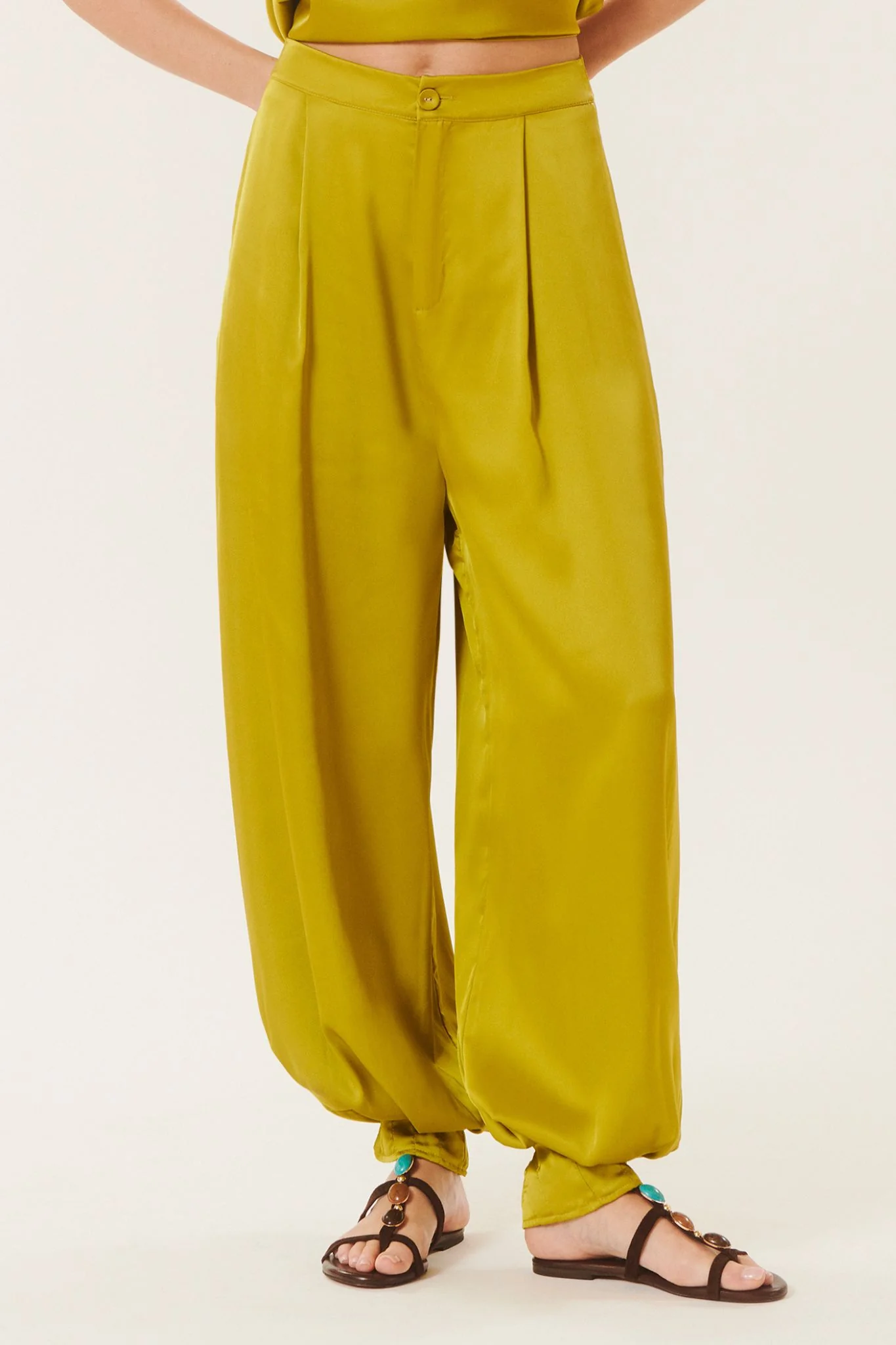 Aldo | Pantalon satiné balloon - Image 3
