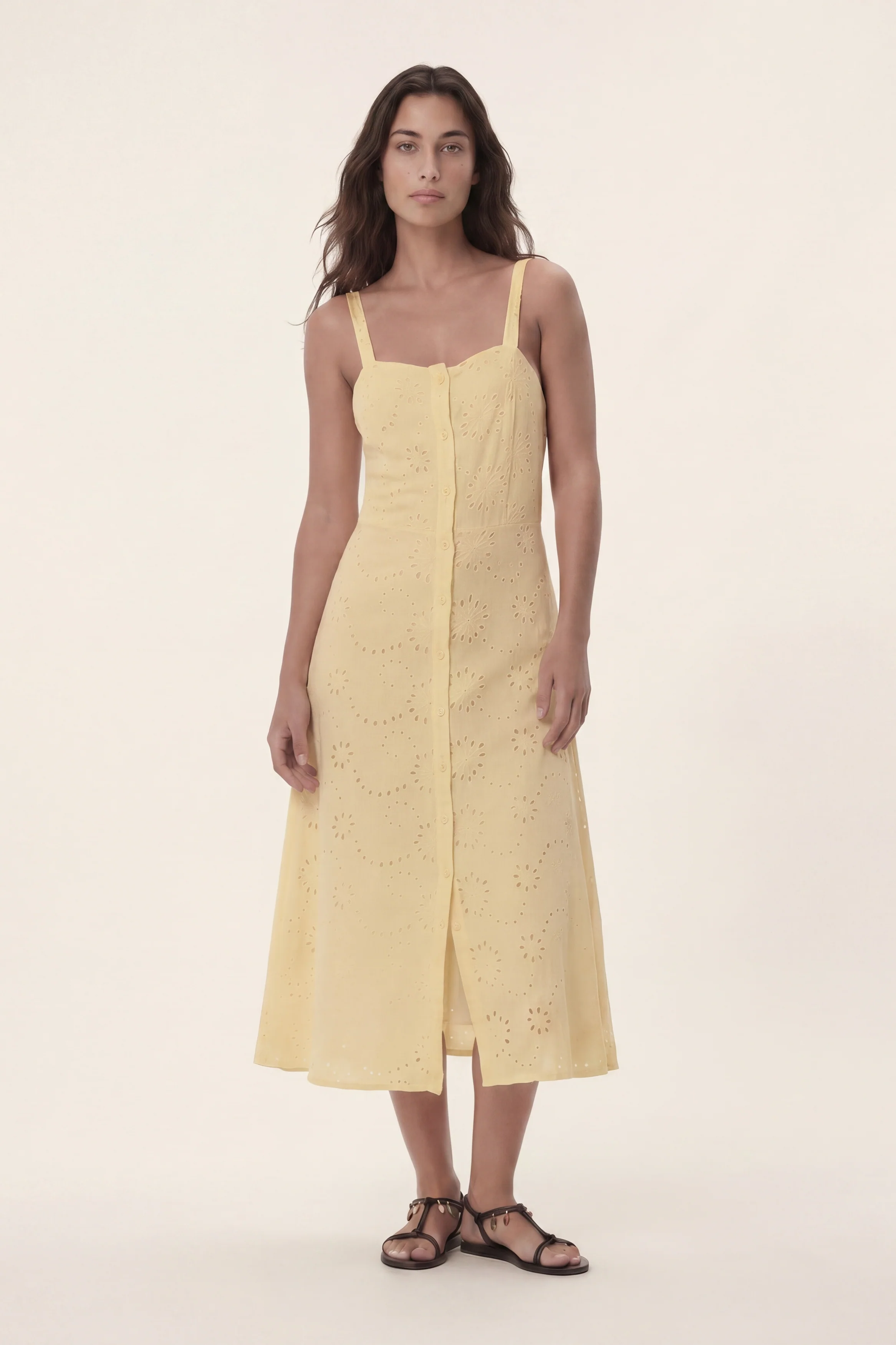 Cameron | Robe midi macramé