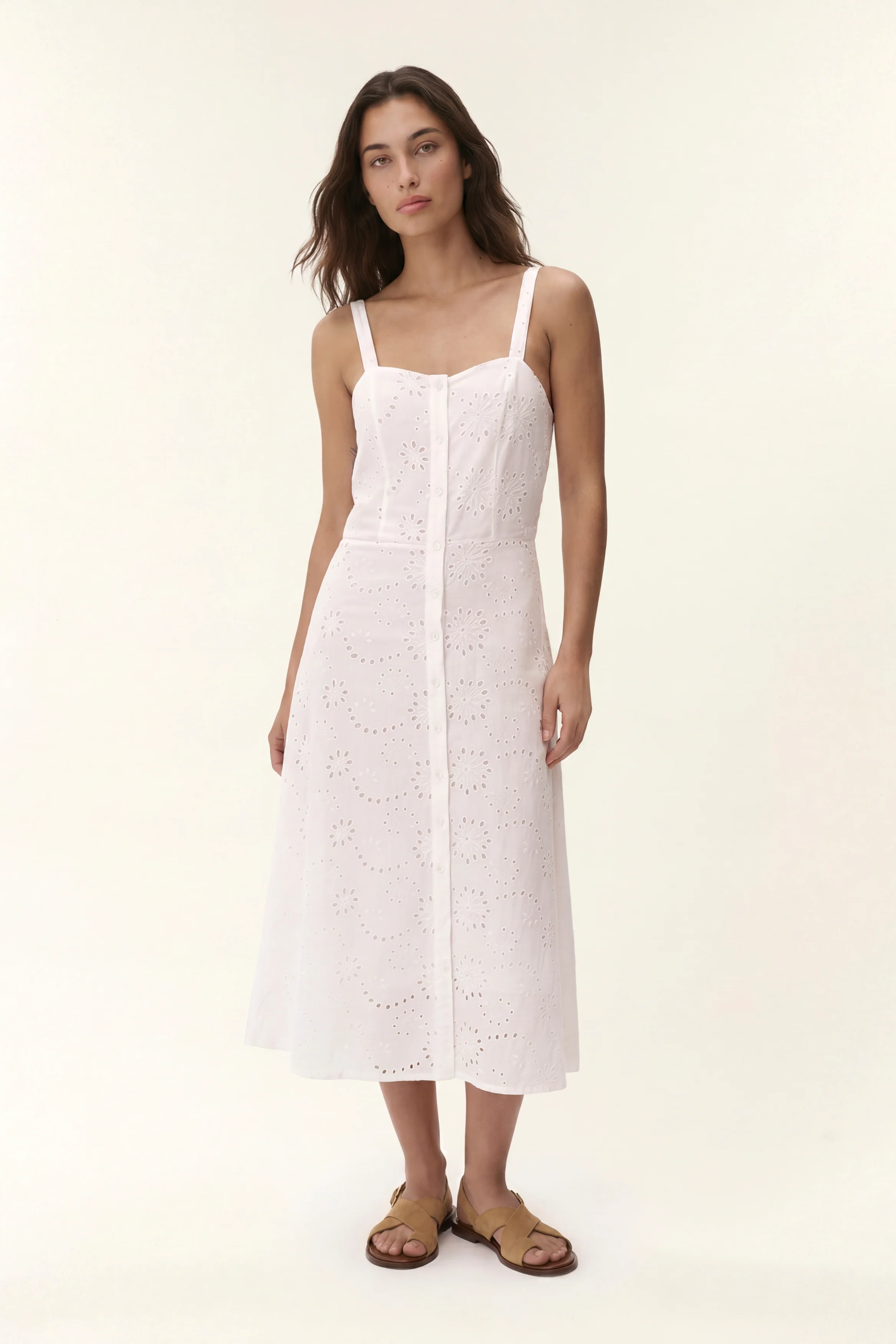 Cameron | Robe midi macramé