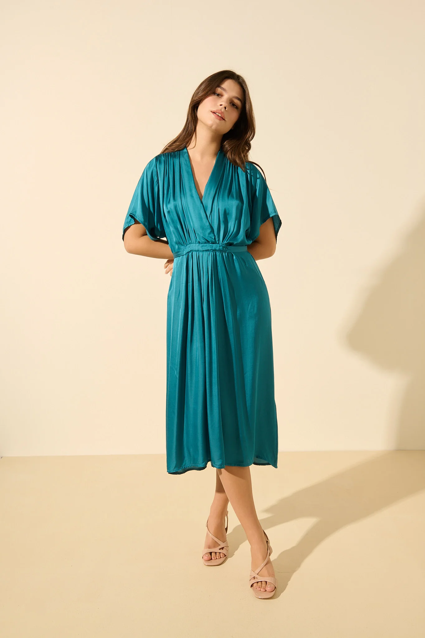 Camilla | Robe satinée - Image 5