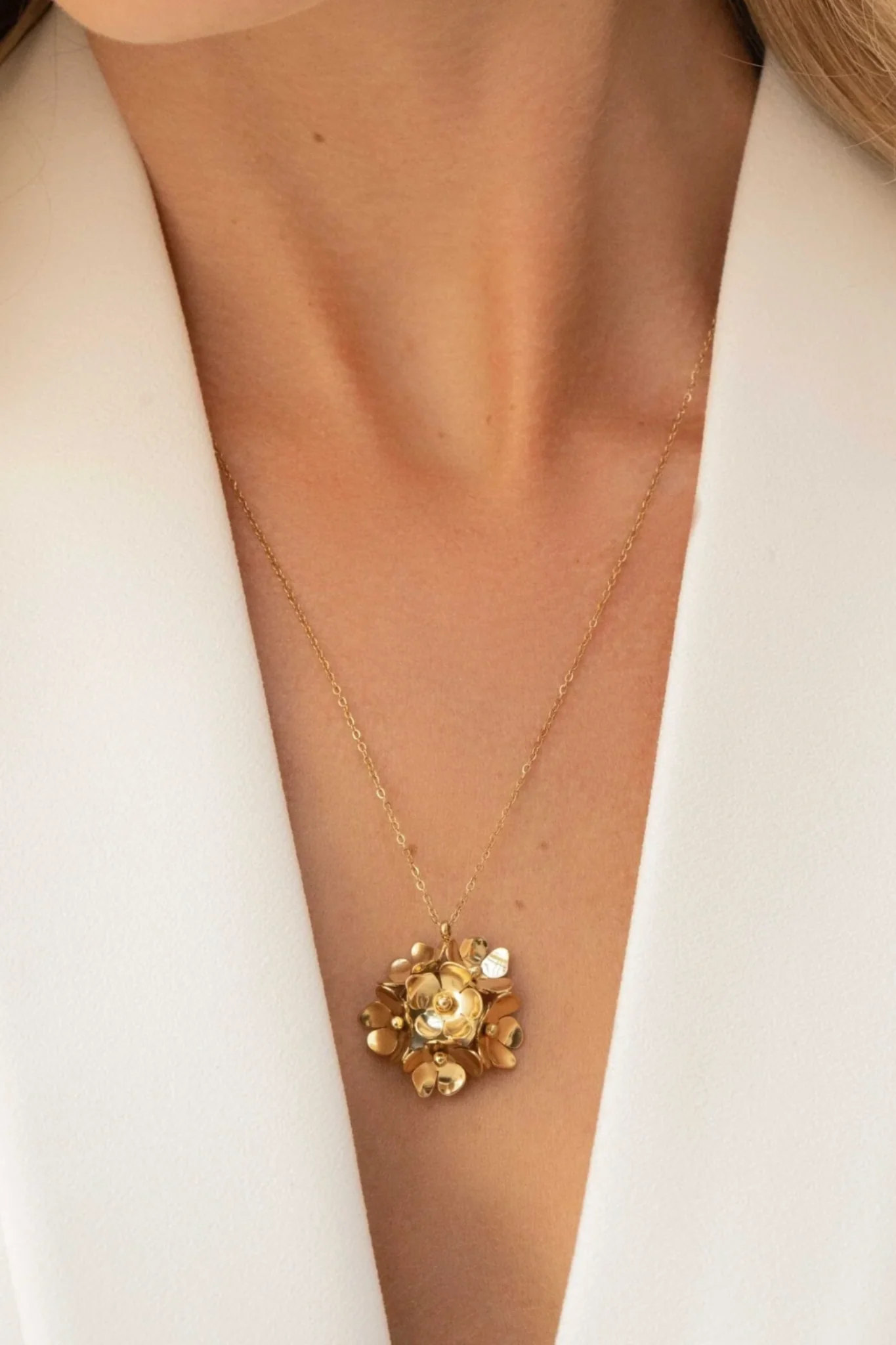 Maïya | Collier bouquet de fleurs - Image 3