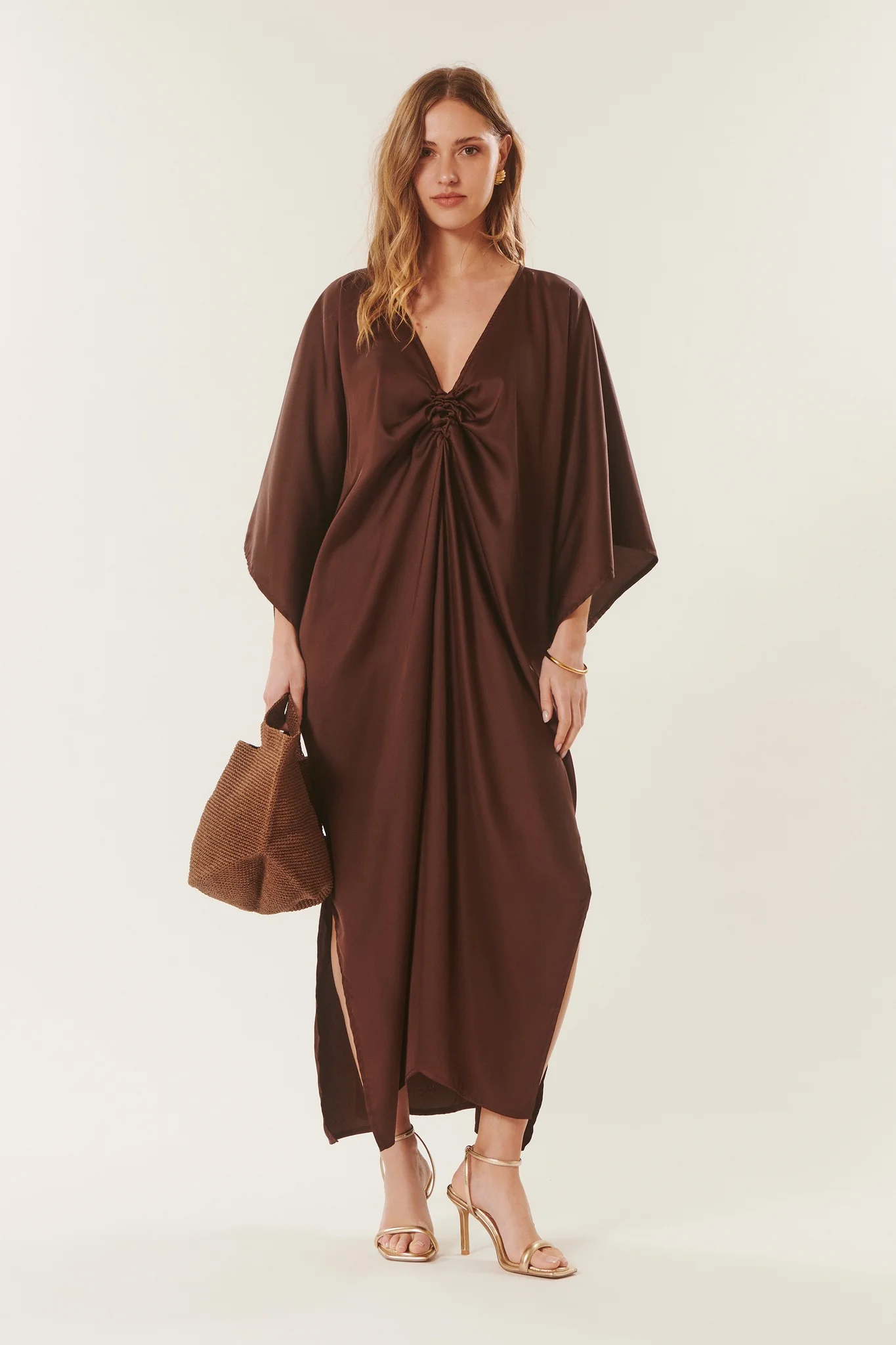 Daniela | Robe ample satinée - Image 2