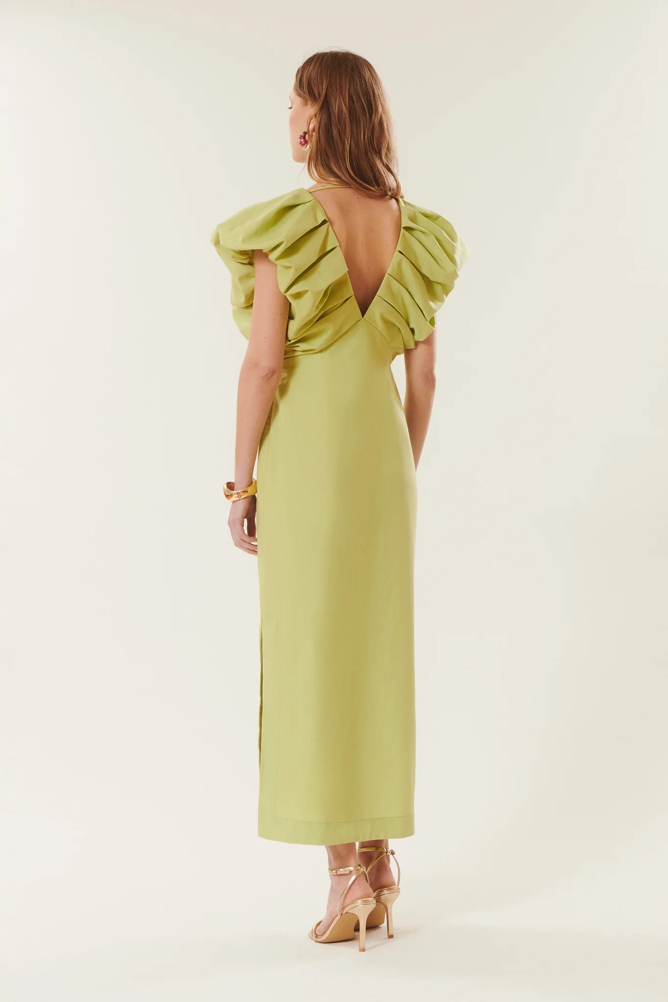 Deanna | Robe manches bouffantes - Image 3