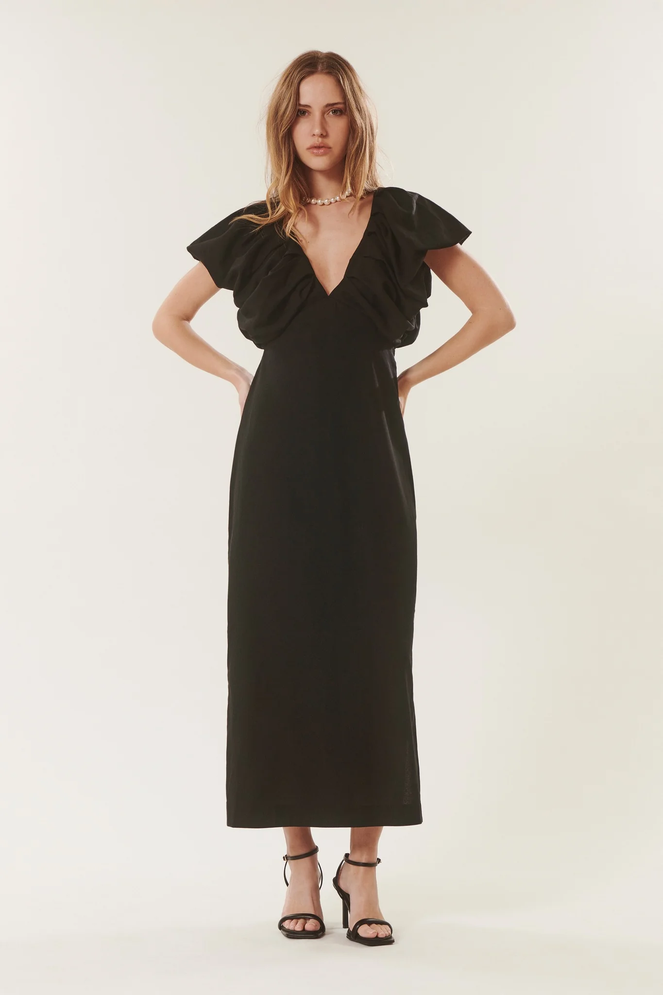 Deanna | Robe manches bouffantes - Image 3