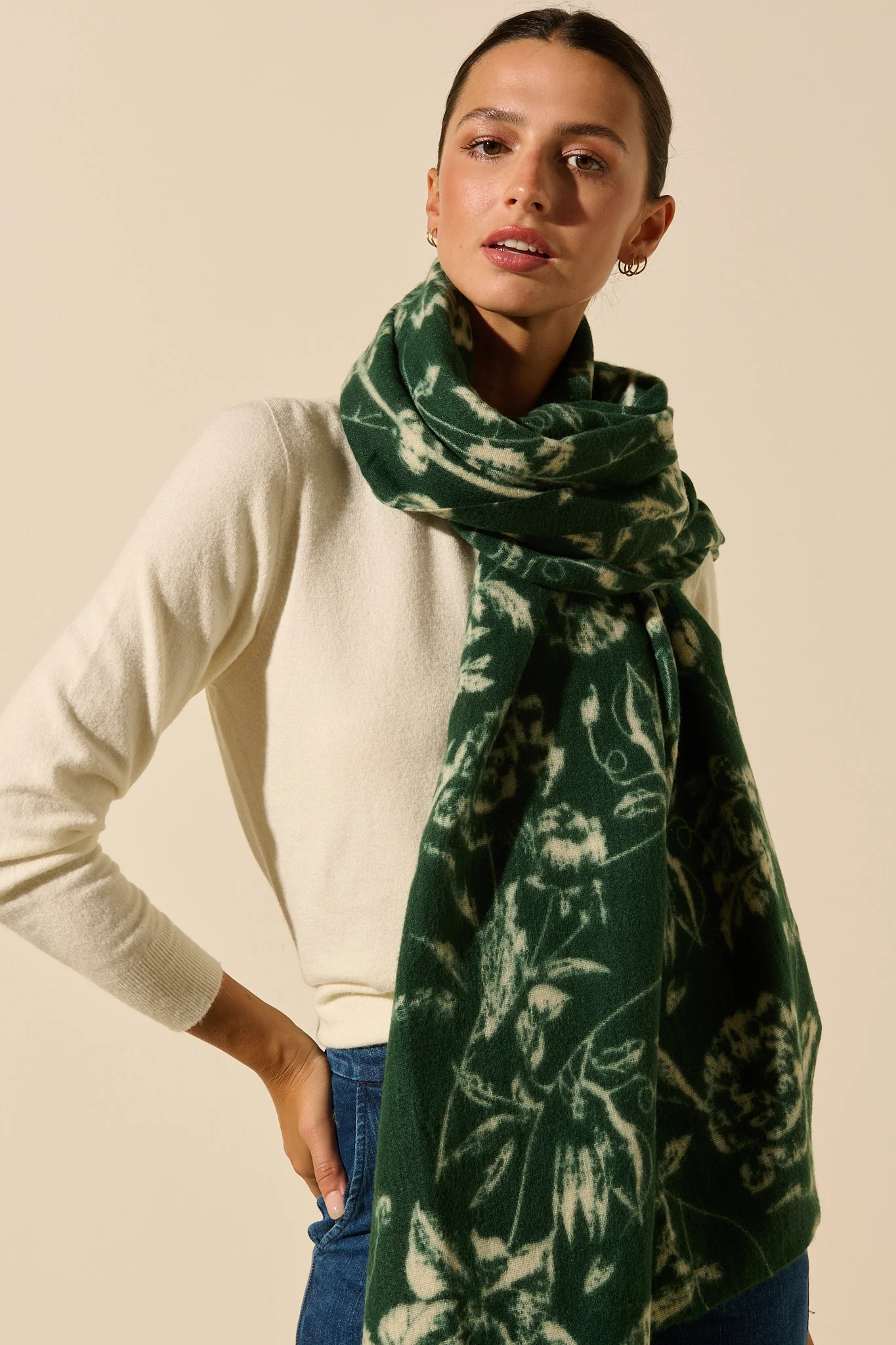 Écharpe fleur - Image 10