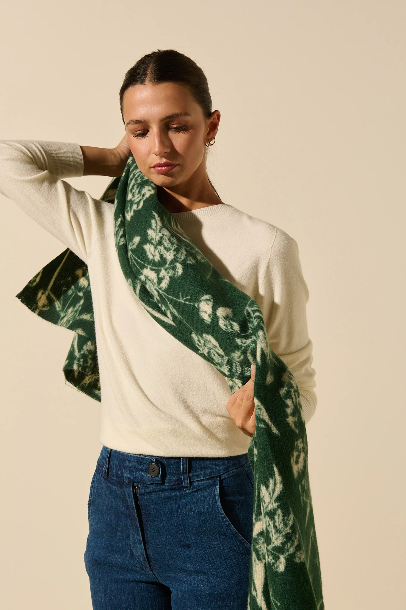 Écharpe fleur - Image 4
