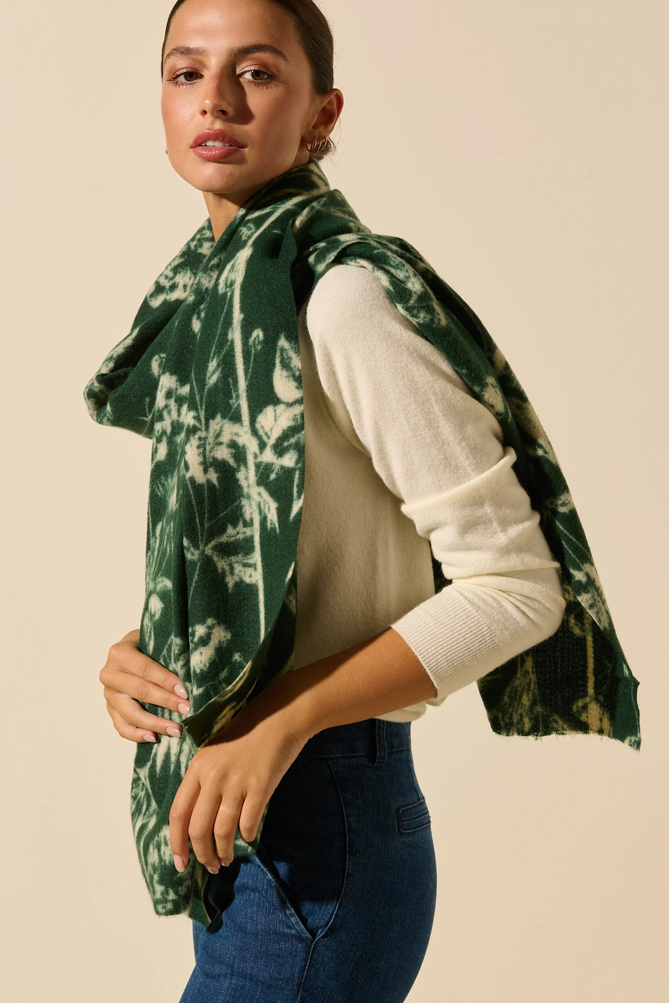 Écharpe fleur - Image 6