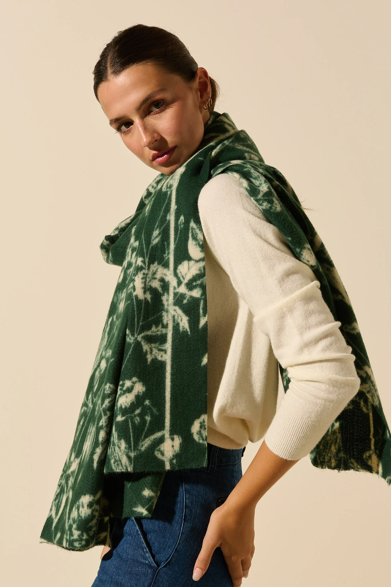 Écharpe fleur - Image 7