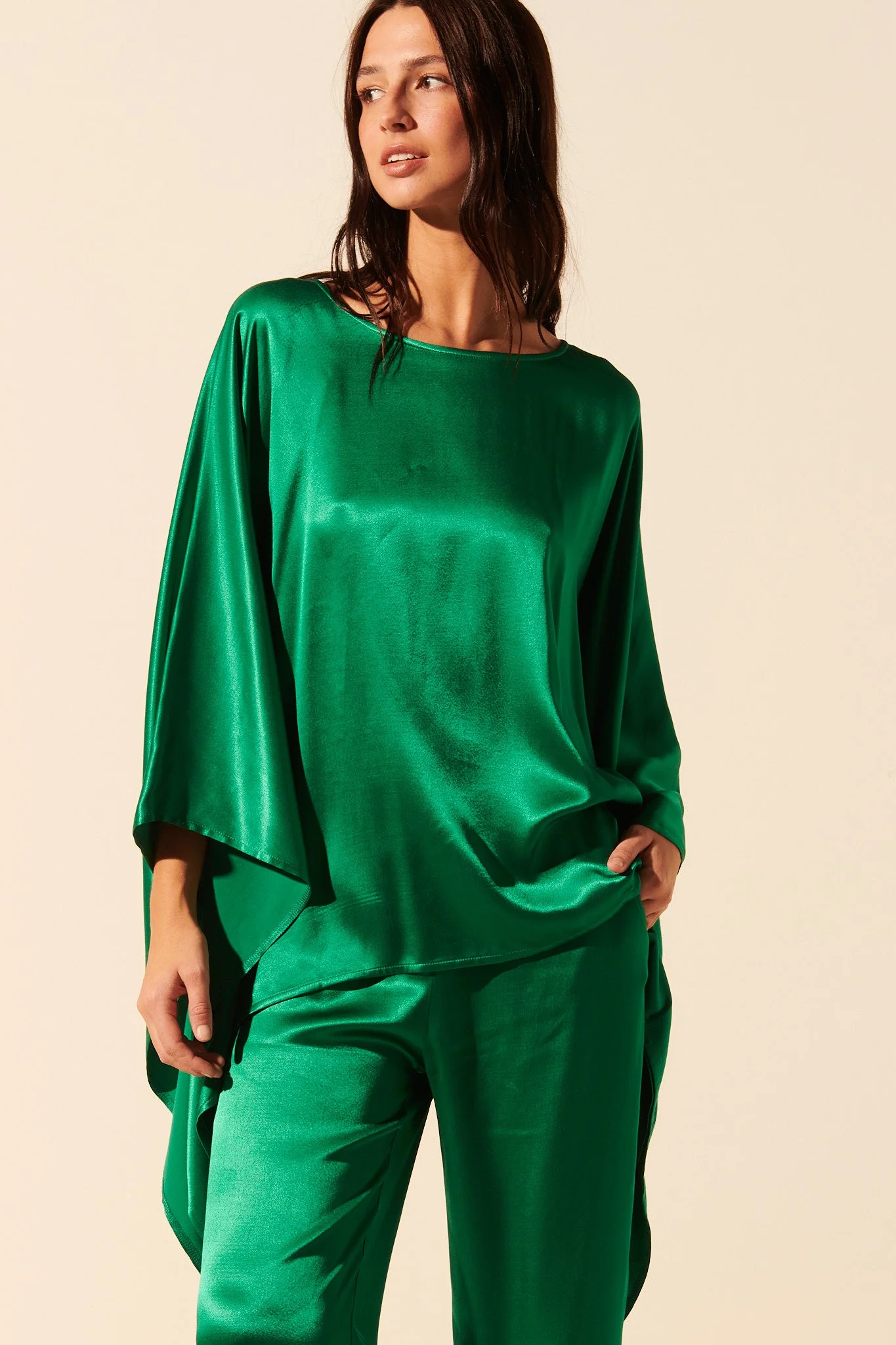Eve | Top satiné