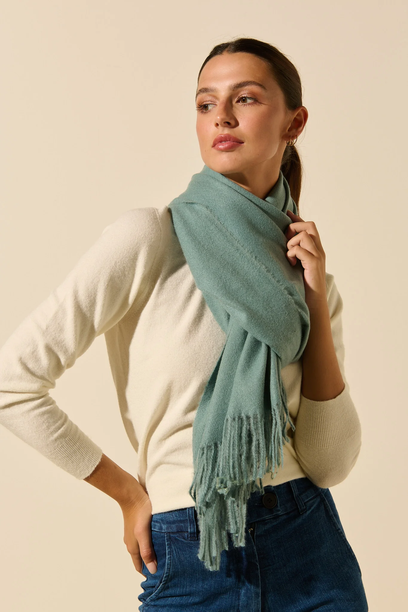 Lélia | Écharpe à franges - Image 3