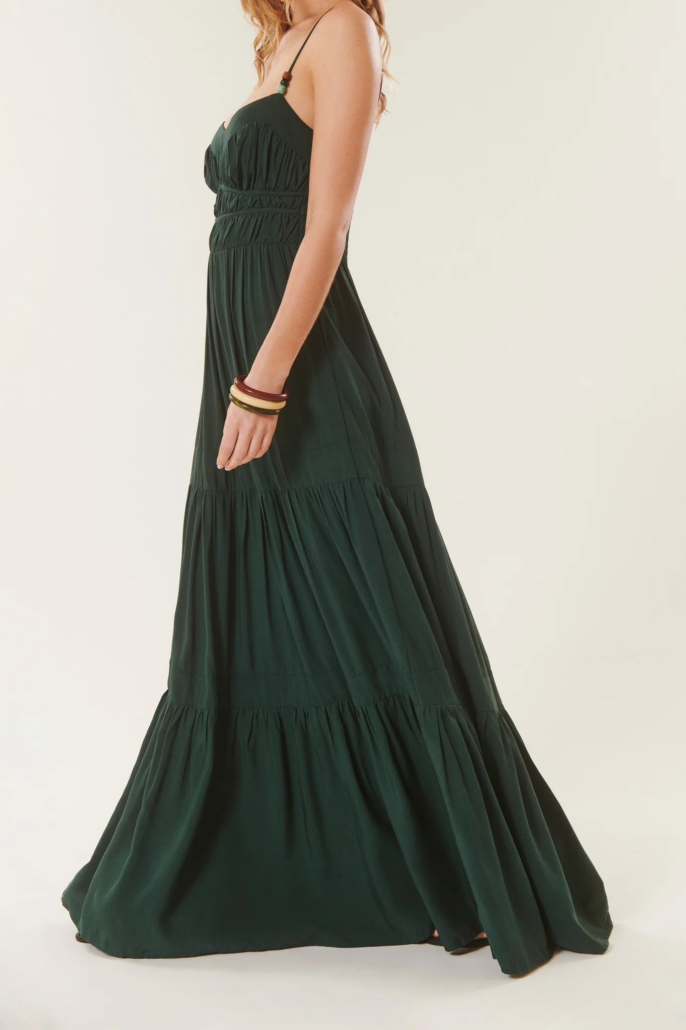 Marcia | Robe longue à bretelles - Image 3