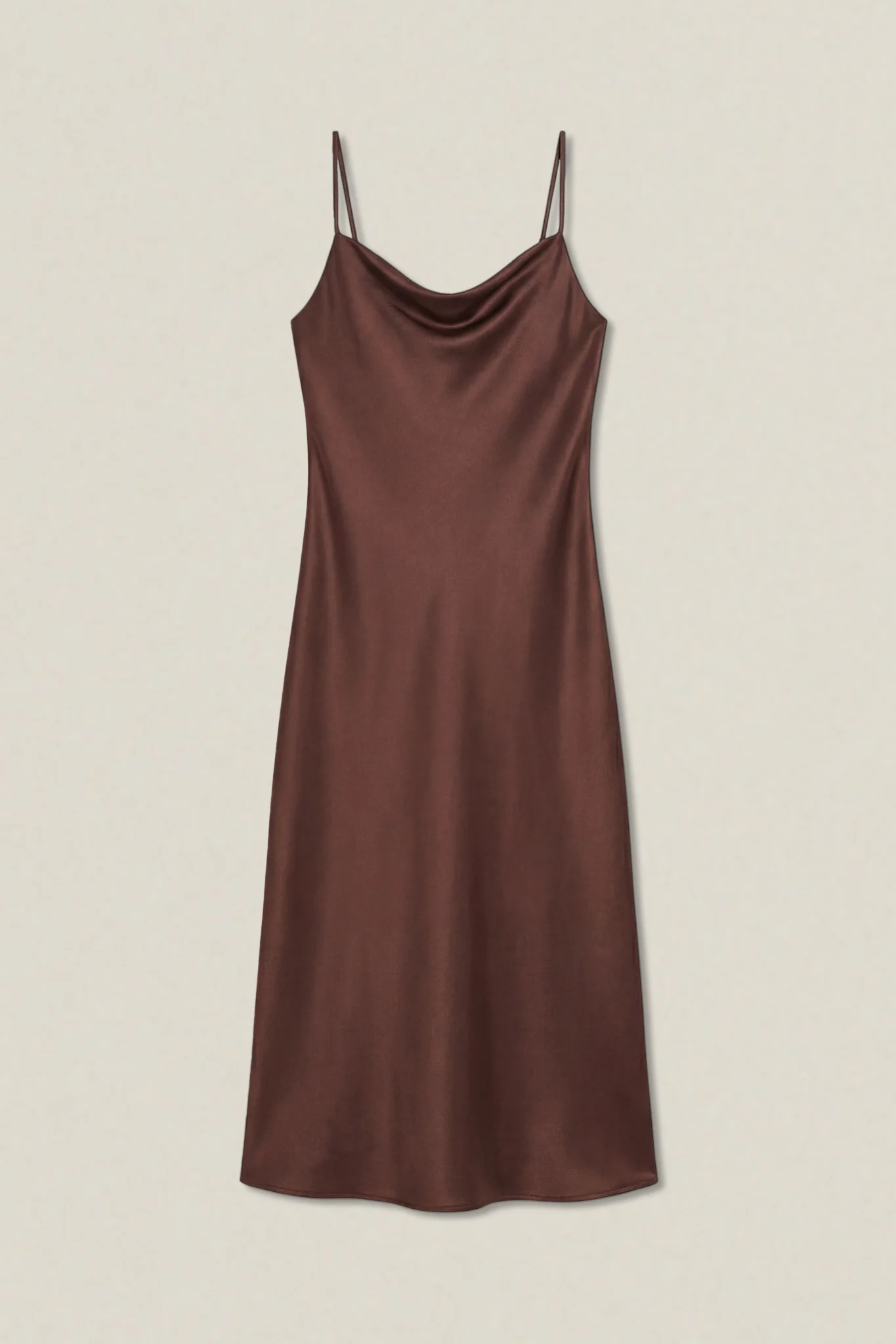 Nella | Robe satinée col bénitier - Image 6