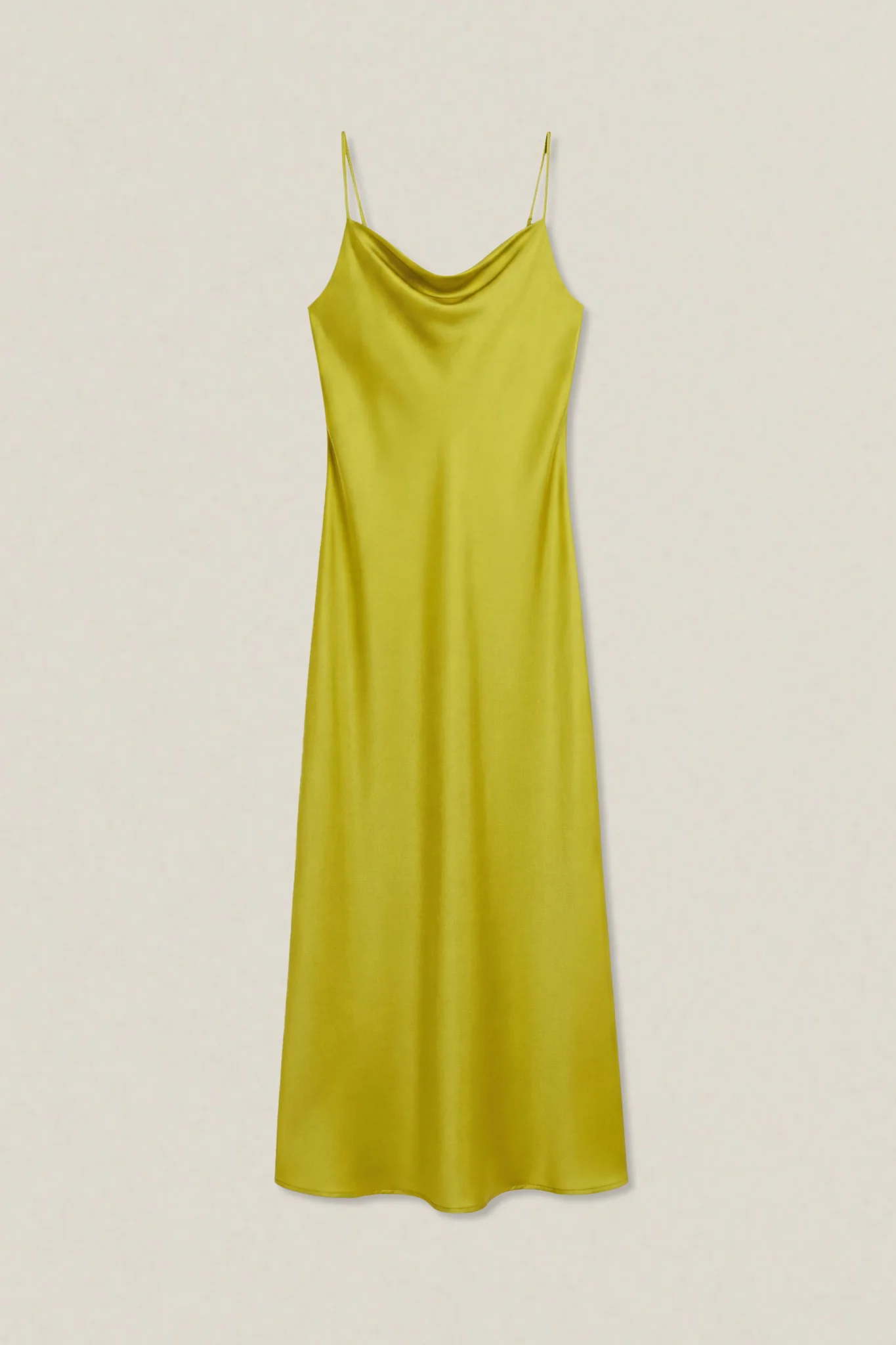 Nella | Robe satinée col bénitier - Image 7