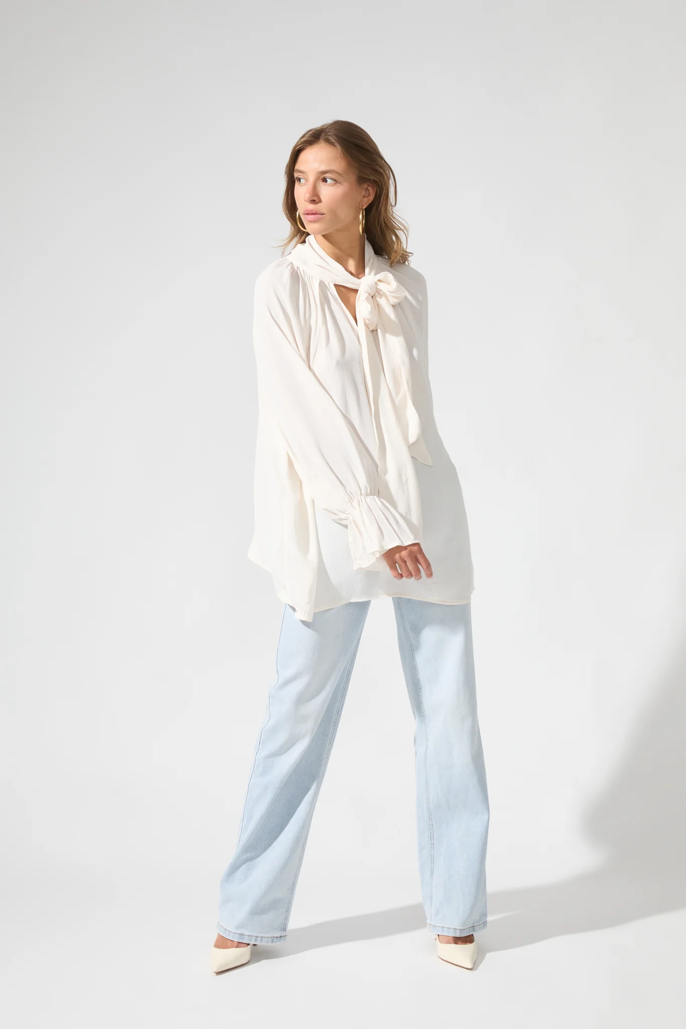 Nieva | Chemise fluide lavallière