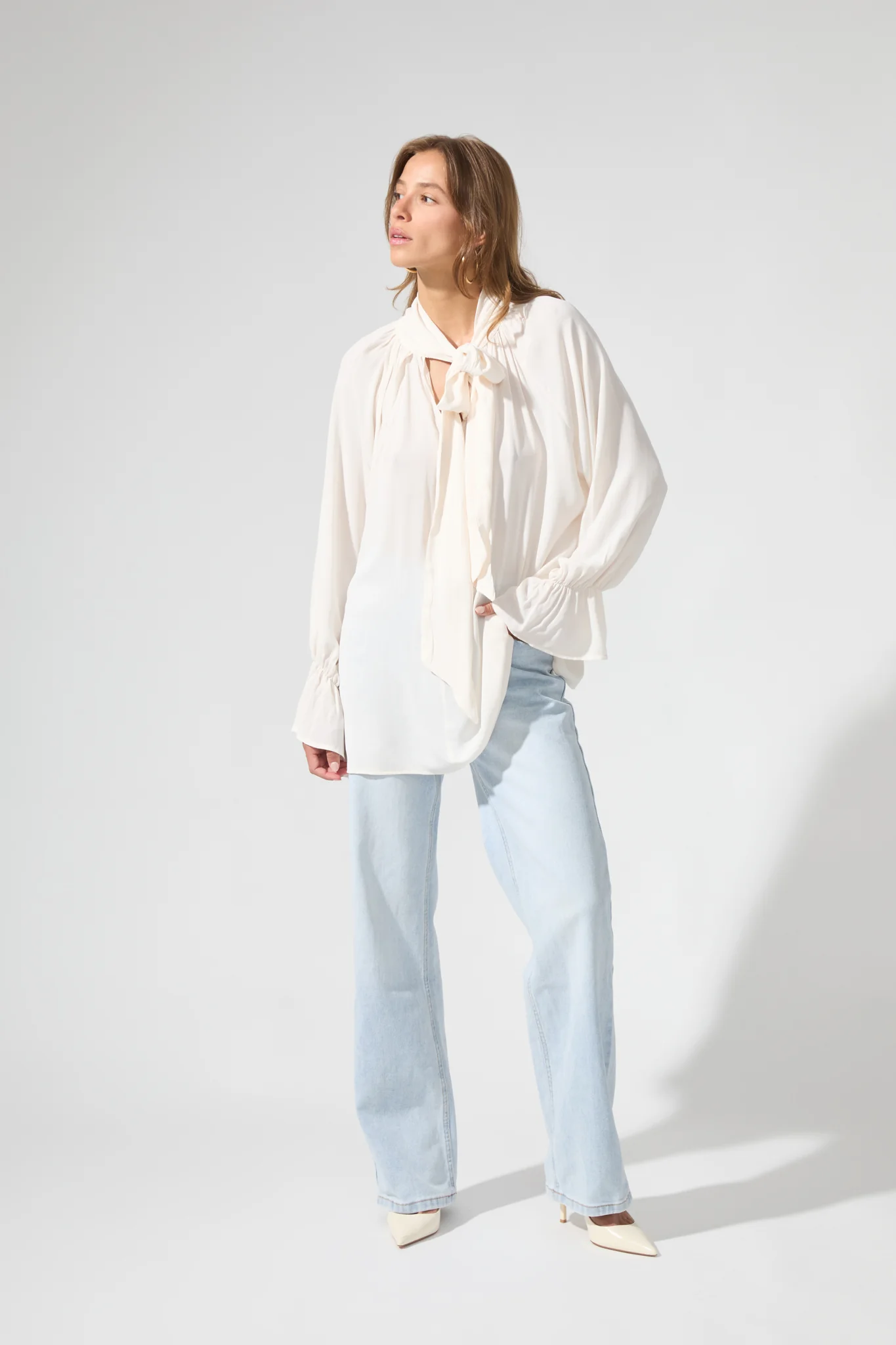 Nieva | Chemise fluide lavallière - Image 5