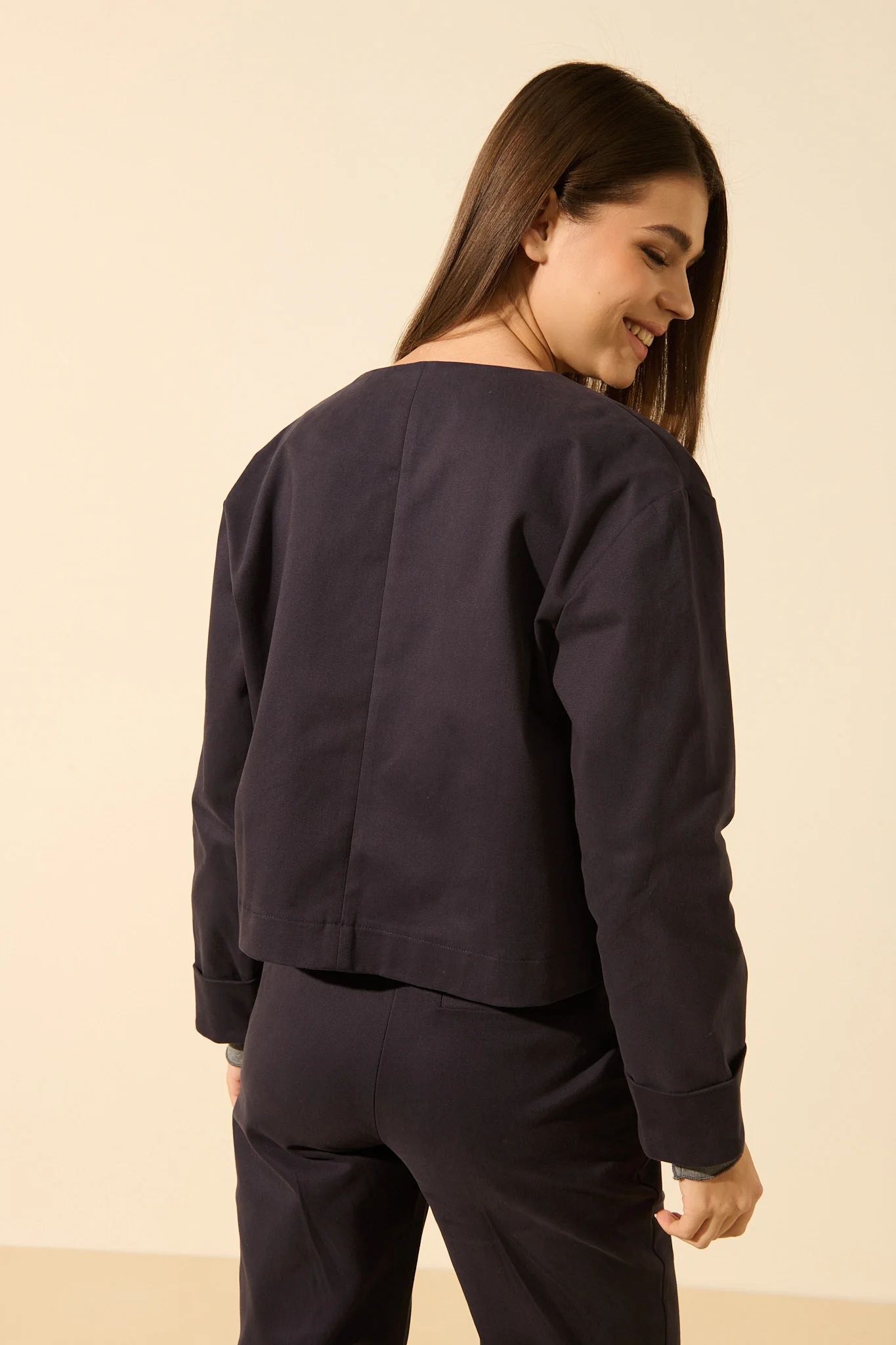 Pauline | Veste classique boutonnée - Image 3