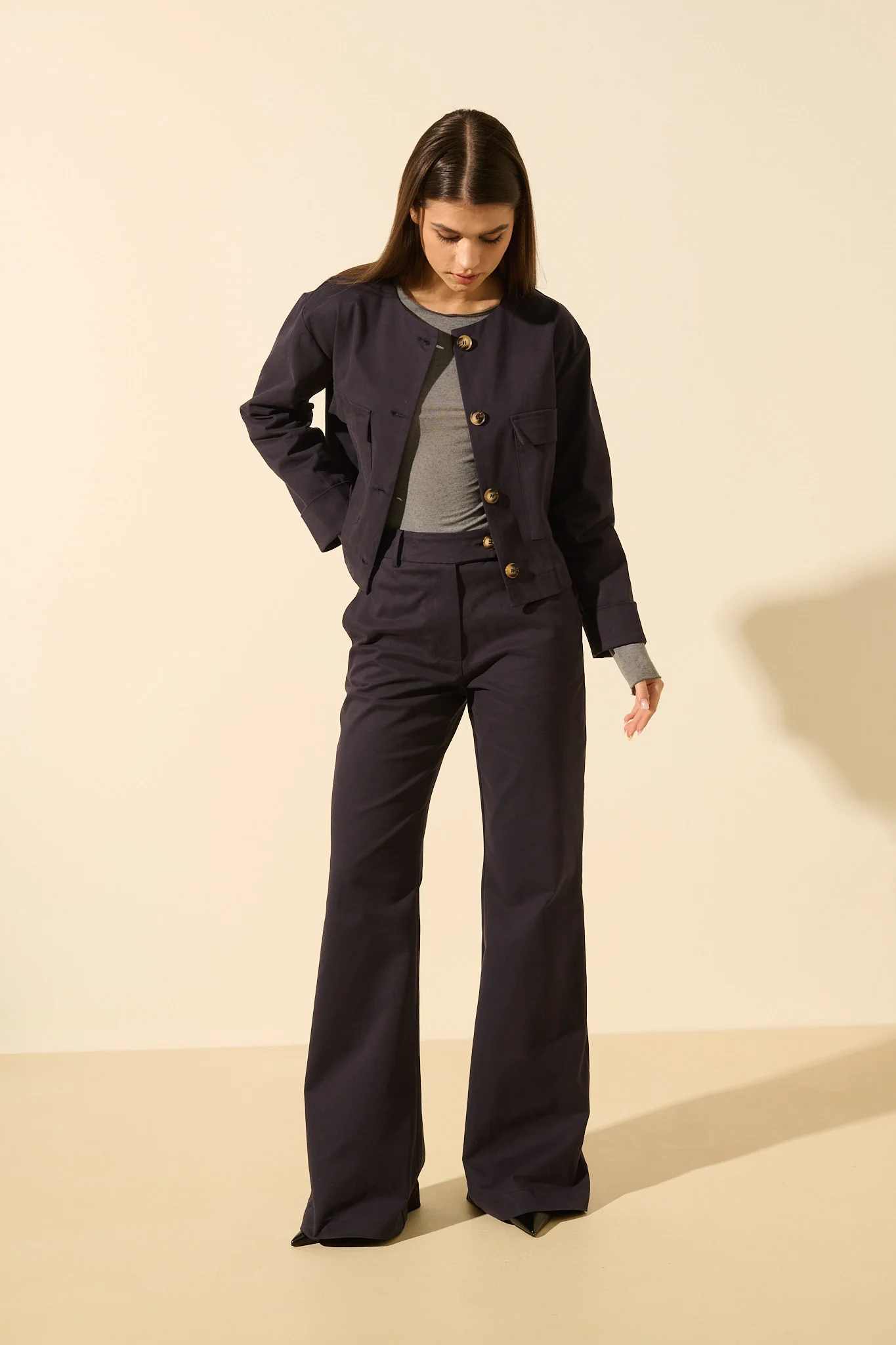 Pauline | Veste classique boutonnée - Image 7