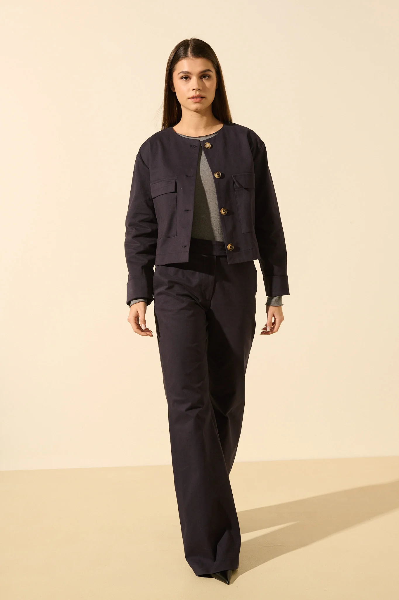 Pauline | Veste classique boutonnée - Image 8