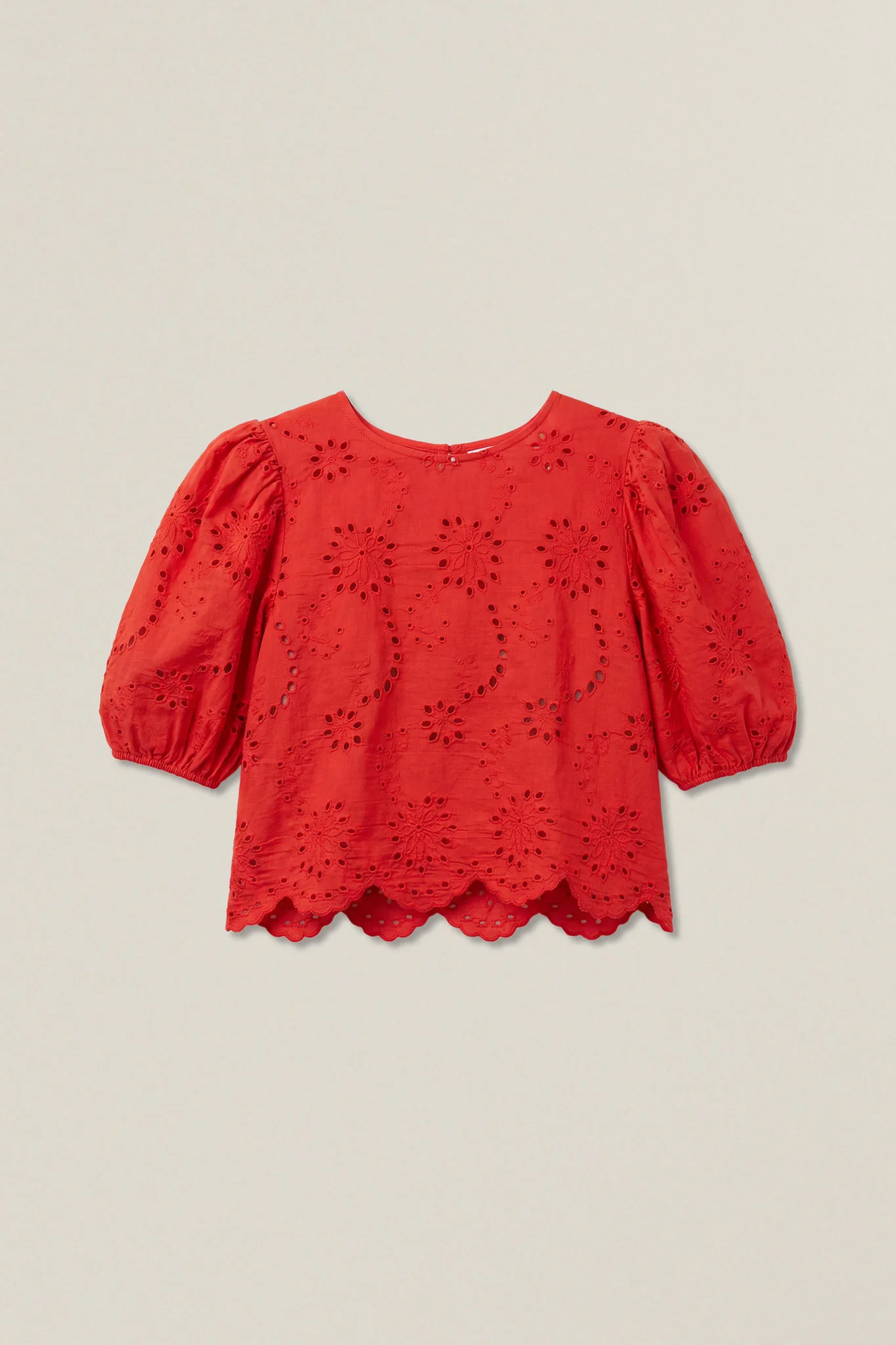 Stuart | Top manches bouffantes macramé - Image 5