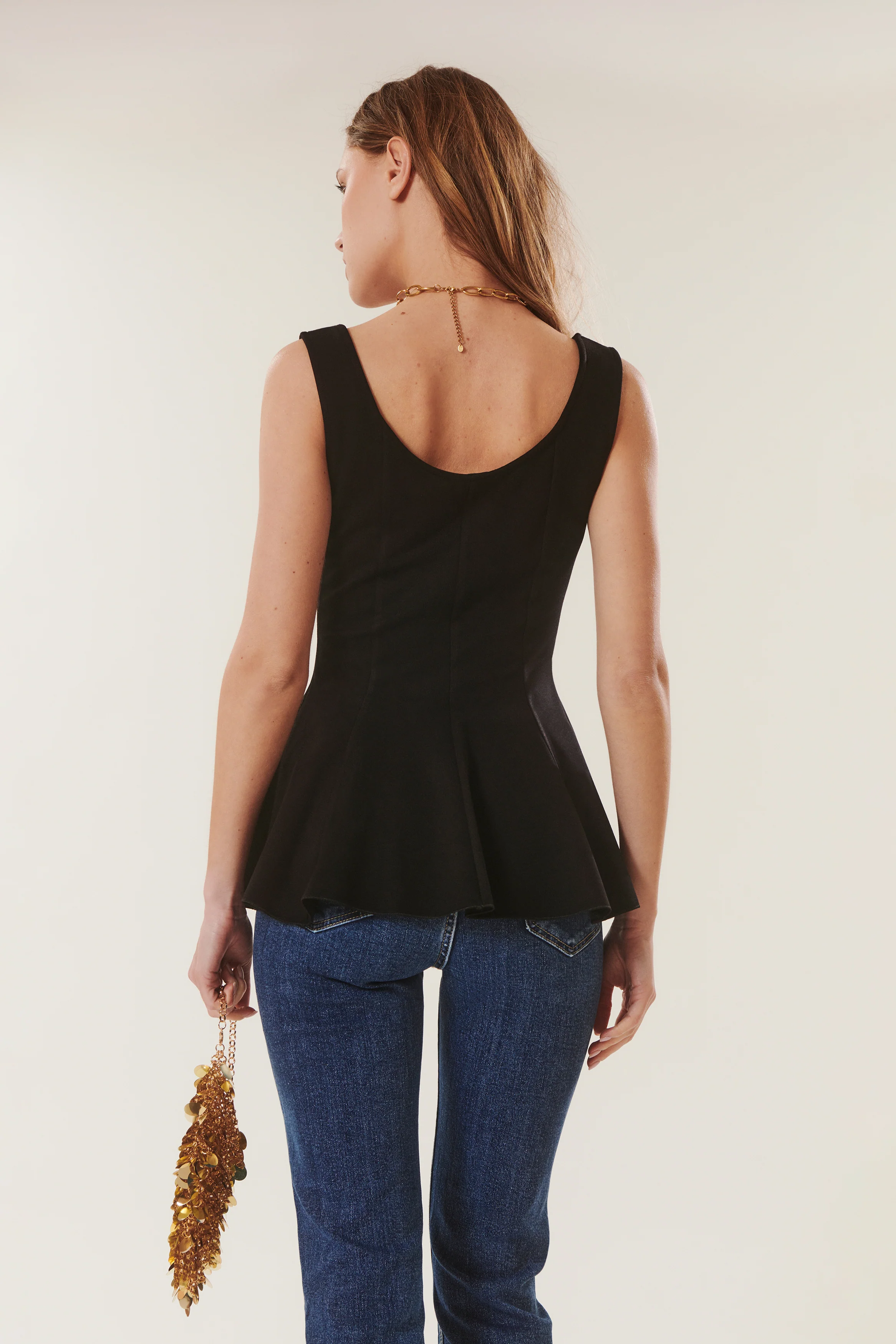 Todd | Top sans manches peplum - Image 3