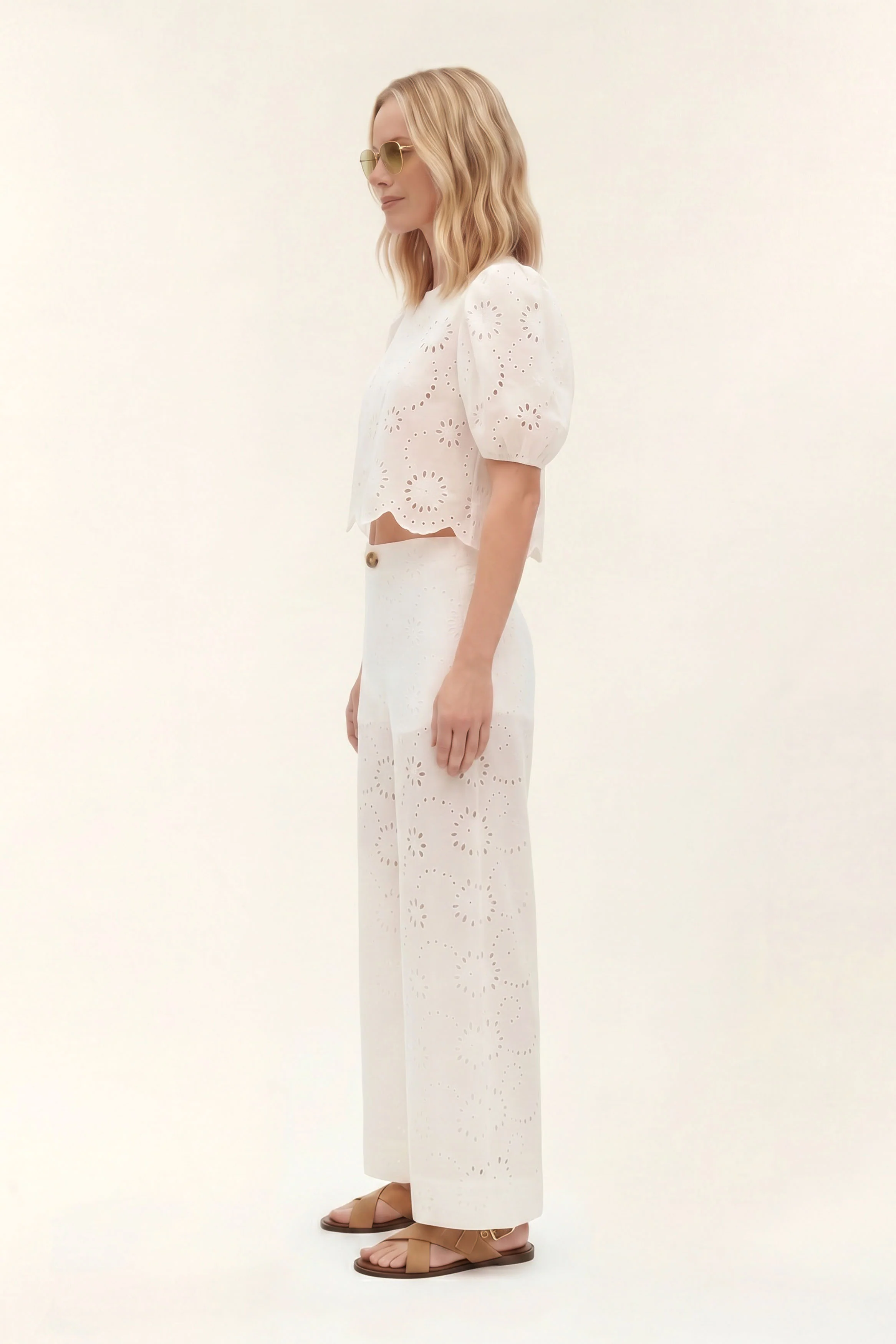 William | Pantalon macramé